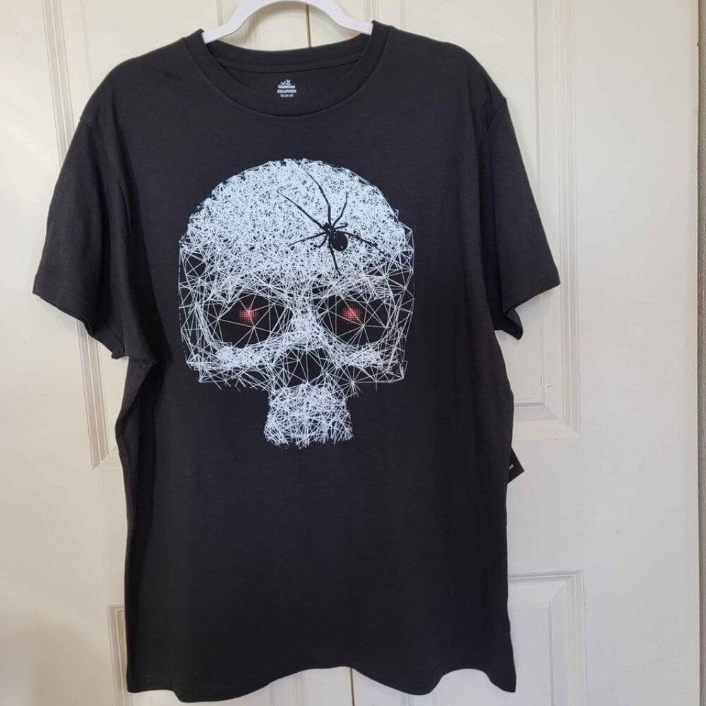 Halloween Men's Skull graphic t-shirt Size XL #690
